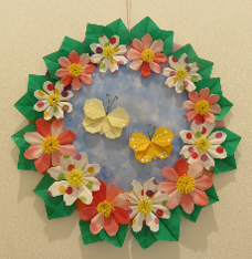 携帯ブース飾り